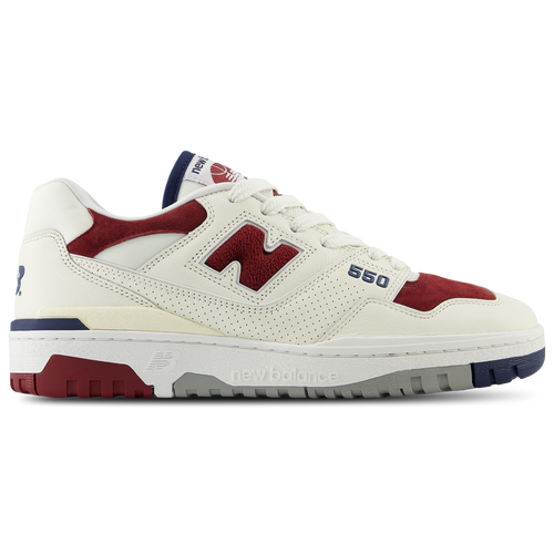 New Balance  550 Casual Shoe -  Men's/Women's League Outfitters White/Maroon/Navy