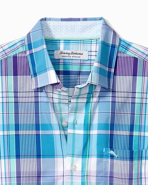Big and Tall Sarasota Stretch Madras IslandZone Shirt