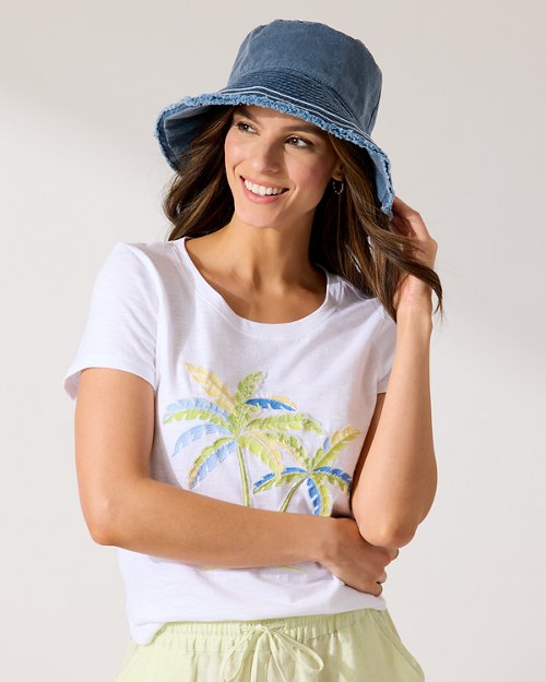 Womens Cotton Bucket Hat