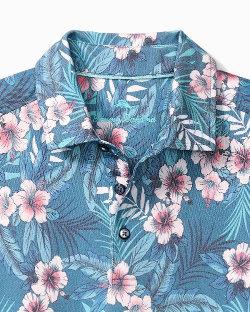 Big and Tall Getaway Gardens IslandZone Polo