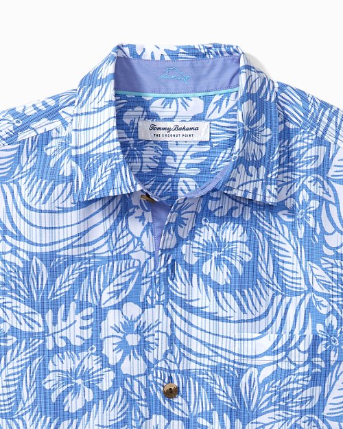 Coconut Point Cabana Blooms IslandZone Camp Shirt