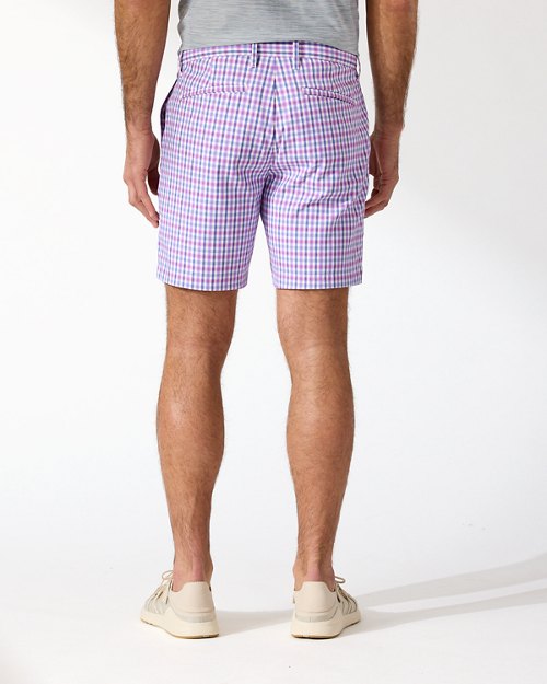 Chip Shot IslandZone Tee Time Check 8-Inch Shorts