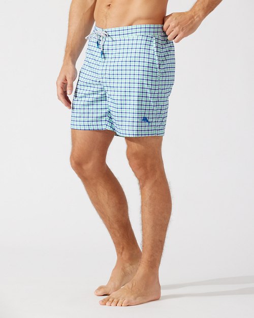 Rialto Riviera Check 6-Inch Board Shorts