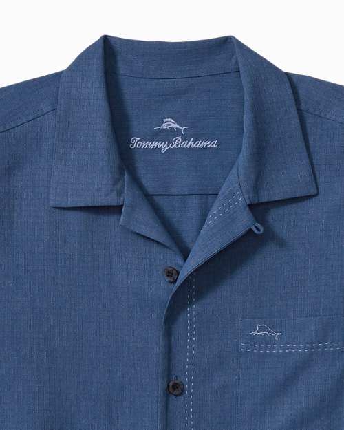Big and Tall Coastal Breeze Check IslandZone Camp Shirt