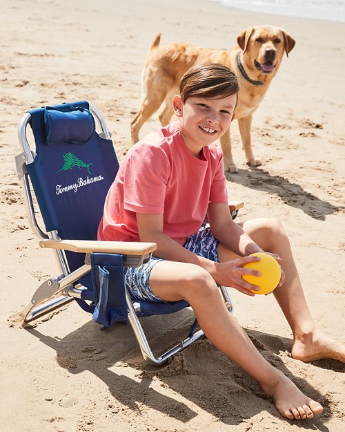 Tommy Bahama Kids Wavy Marlin Backpack Beach Chair