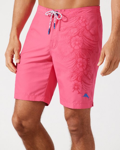 Baja Cabana Blooms Water-Activated Board Shorts