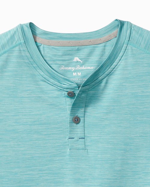 Big and Tall Alki Wave IslandZone Short-Sleeve Henley