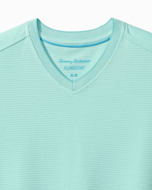 Big and Tall Coastal Crest IslandZone V-Neck Shirt