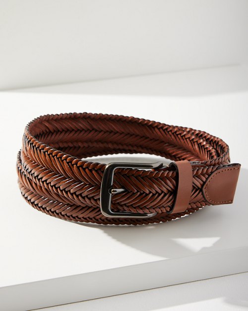 Big and Tall Fishtail Braid Belt