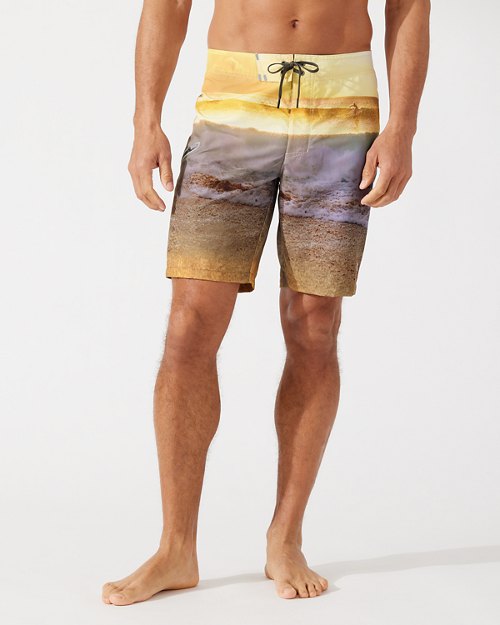 Big and Tall Artist Series 23 Molokai Sunset Break Board Shorts