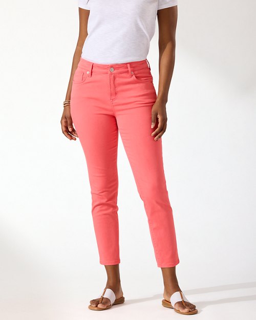 Boracay Beach High-Rise Ankle Jeans