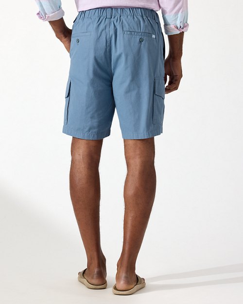 Big and Tall Bahama Survivor Elastic-Waist Cargo Shorts