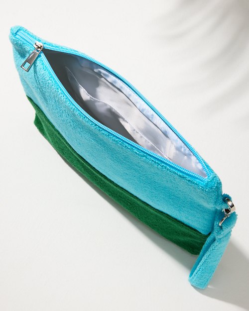 Terry Block Rocker Beach Clutch