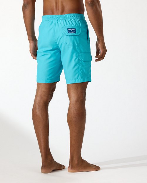 Big and Tall Baja Cabana Blooms Water-Activated Board Shorts