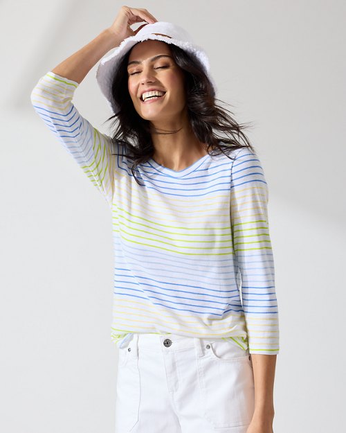 Ashby Isles Breezeway Beach 3/4-Sleeve Shirt