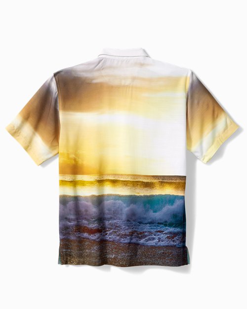 Big and Tall Artist Series 23 Veracruz Cay Sunset Break Camp Shirt
