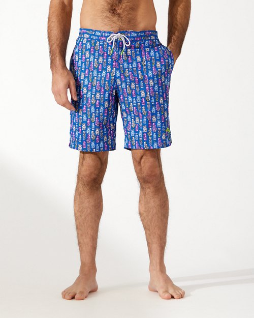 Big and Tall Baja Tini Tiki Board Shorts