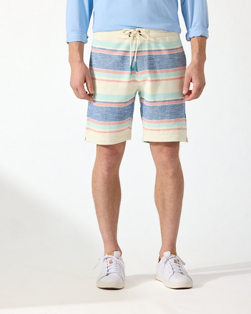 Big and Tall Cabana Coast Stripe Shorts