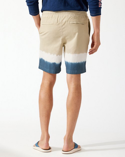 Big and Tall Sand and Beach Elastic-Waist Shorts