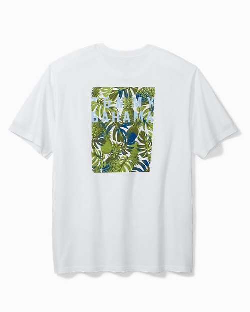 Big and Tall Pineapple Palms Graphic T-Shirt