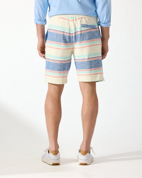 Big and Tall Cabana Coast Stripe Shorts