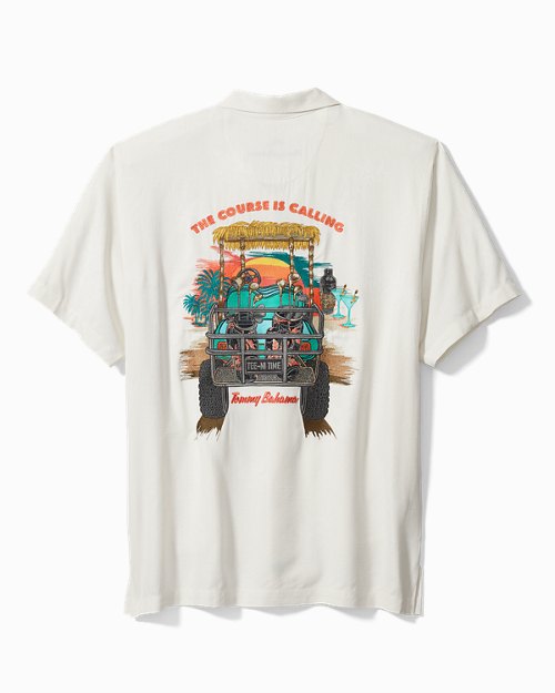 Course Is Calling Silk Camp Shirt