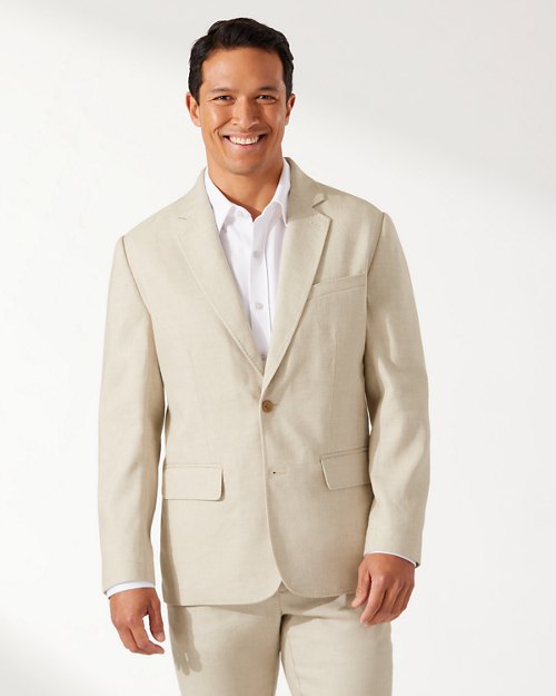 Lahaina Bay Linen-Blend Blazer
