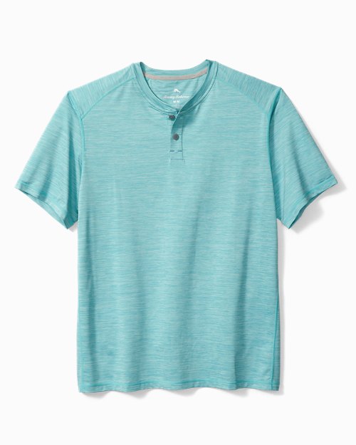 Big and Tall Alki Wave IslandZone Short-Sleeve Henley