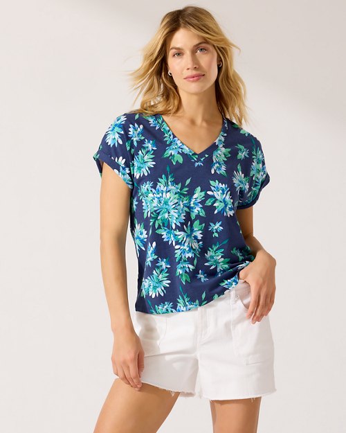 Kauai Joyful Blooms Jersey T-Shirt