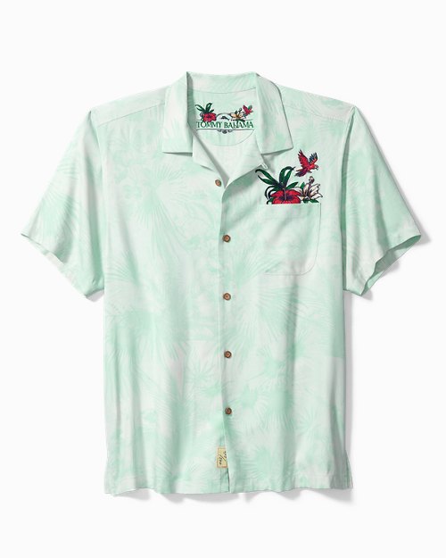 23 Collectors Series Passport to Paradise Silk Camp Shirt