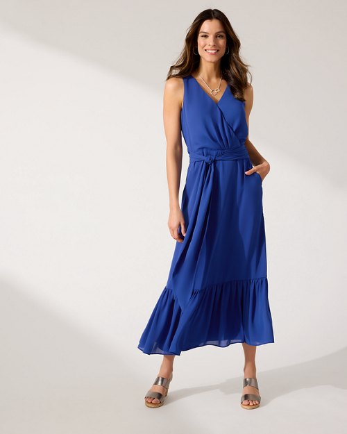 Willow Cove Maxi Flounce Dress