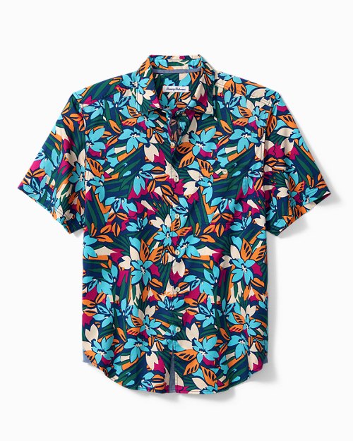 Big and Tall Tortola Fuego Bay Camp Shirt