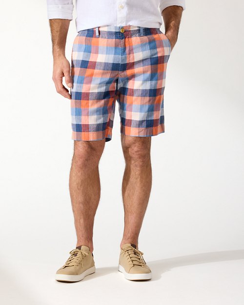 Tortola Cape Check 10-Inch Shorts