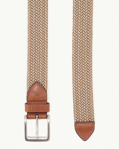 Two-Tone Stretch Webbed Belt