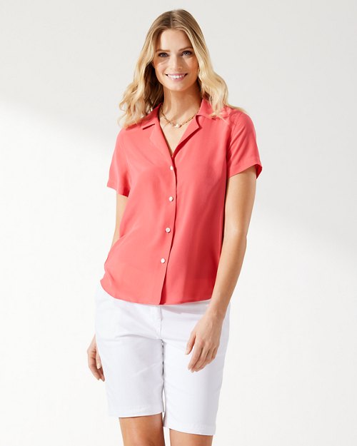 Talulla Silk Camp Shirt
