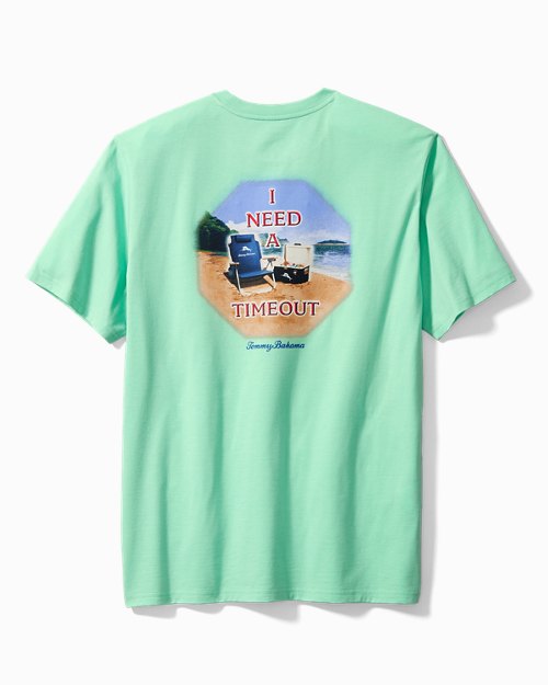 Big and Tall I Need a Time Out Graphic T-Shirt