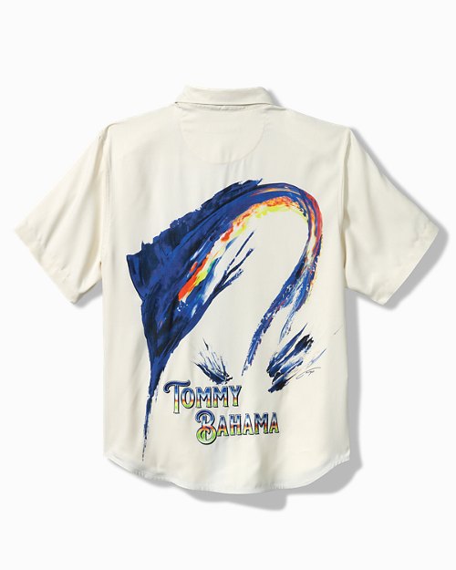 Artist Series 23 Marlin Splash Camp Shirt