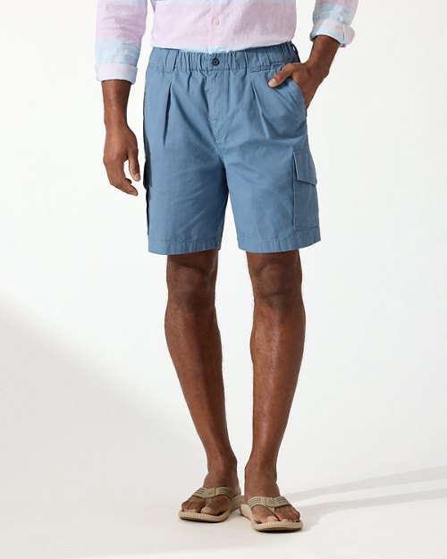 Big and Tall Bahama Survivor Elastic-Waist Cargo Shorts
