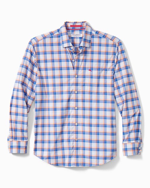 Big and Tall Siesta Key Sisco Check IslandZone Shirt