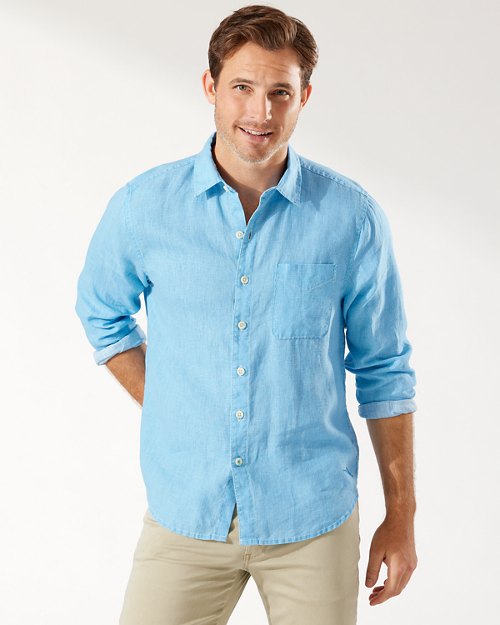 Sea Glass Breezer Linen Shirt