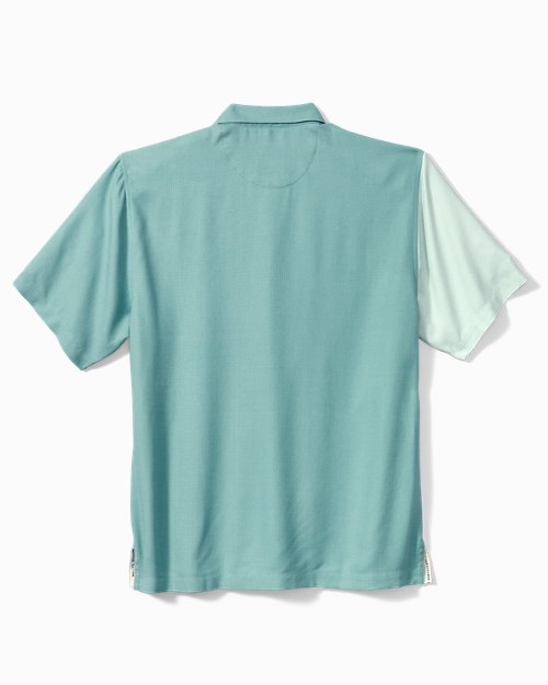 Big and Tall Sun and Shade Grove Silk Camp Shirt