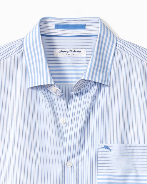 Big and Tall Siesta Key Sail Stripe IslandZone Shirt