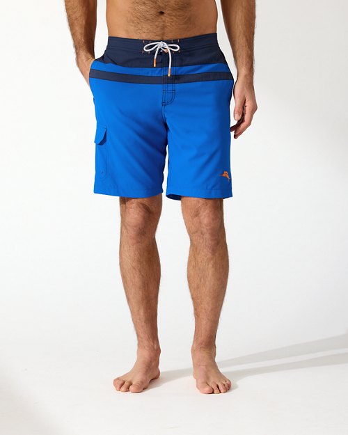 Big and Tall Baja Block Party Board Shorts