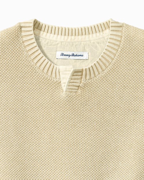 Big and Tall Saltwater Cove Abaco CottonSweater