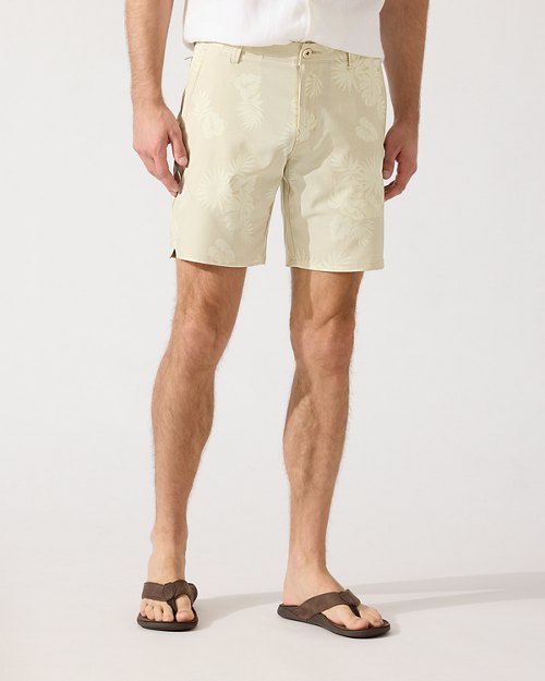 On Par Paradise IslandZone 8-Inch Flat-Front Shorts