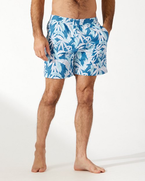 Big and Tall Naples Fiesta Fronds Hybrid Shorts
