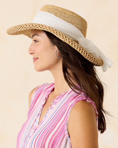 Medium Brim Scarf Hat