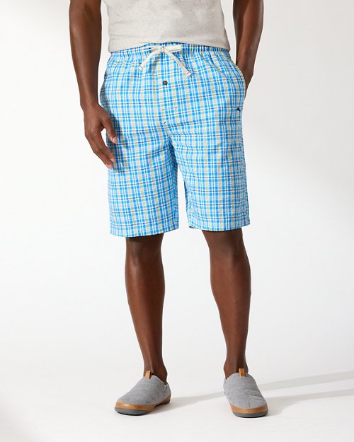 Seersucker Pajama Shorts