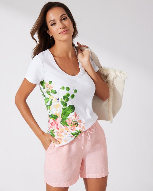 Ashby Isles Watercolor Bird Short-Sleeve T-Shirt