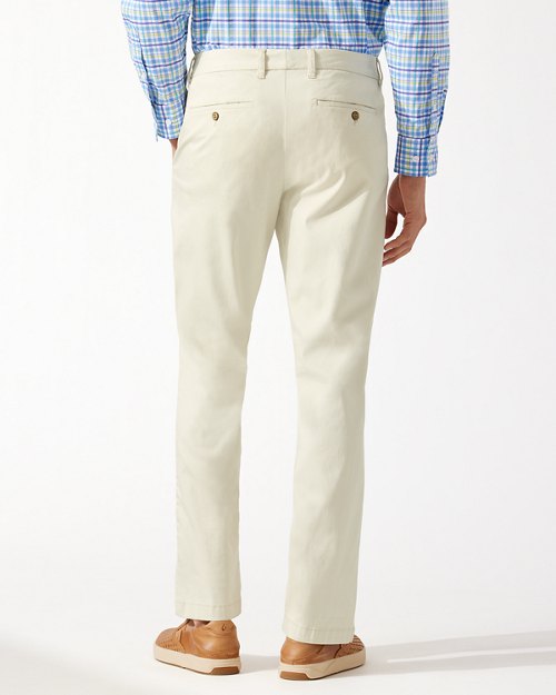 Boracay Flat-Front Chino Pants